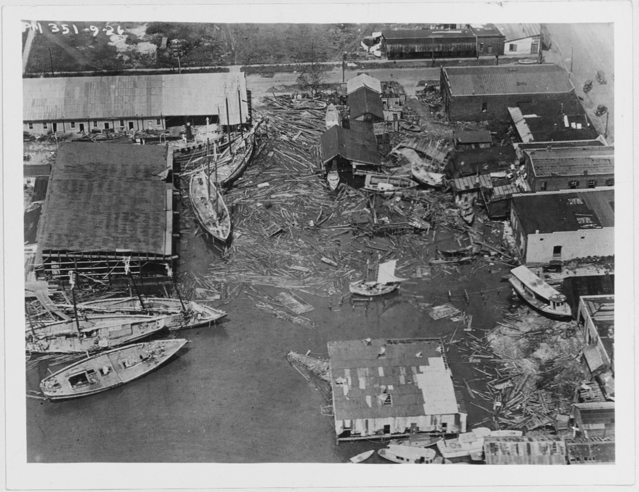 Damage after storm, September 20, 1926