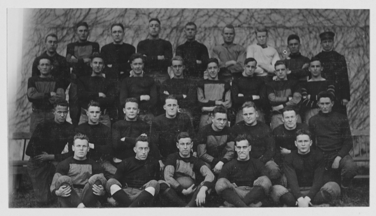 Radio Football team of 1917 USN Radio School, Cambridge Mass.