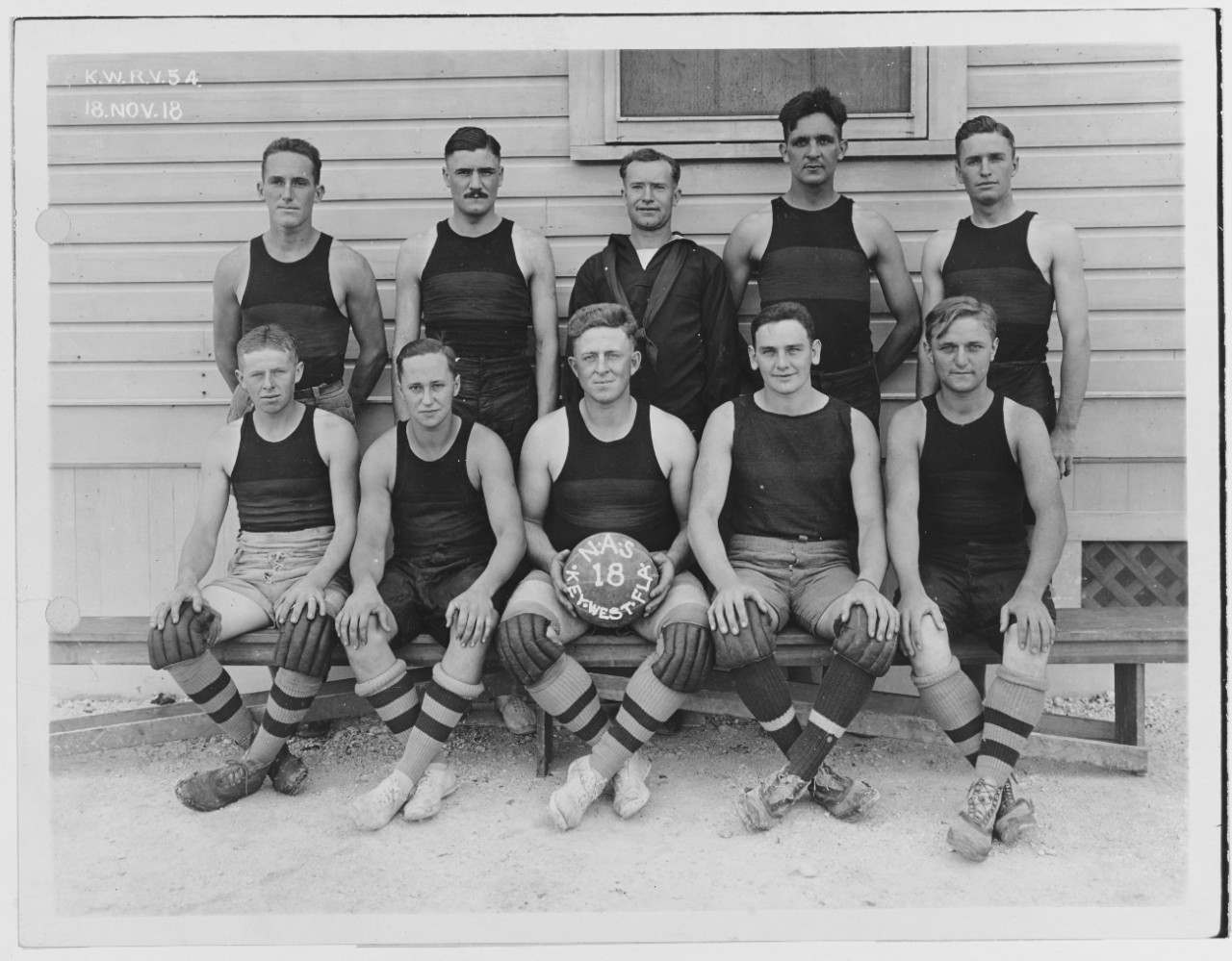 Football Team. Key west Fla. Nov. 1918