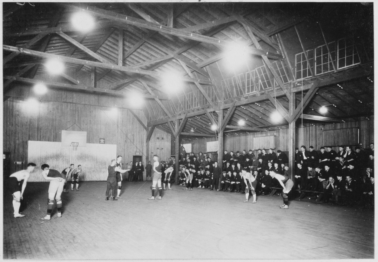 Gymnasium Y.M.C.A. League Island, Navy Yard Philadelphia. Pa.