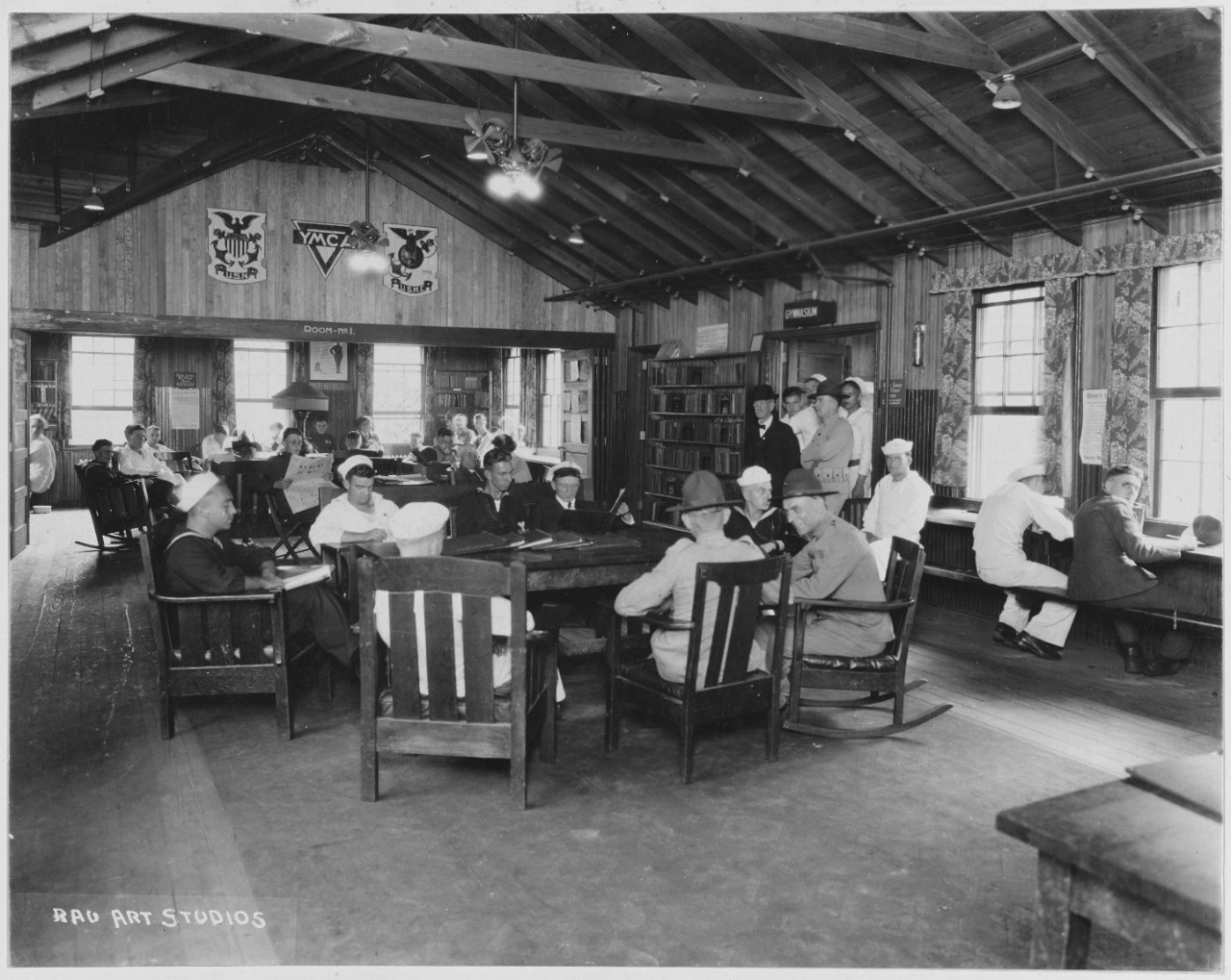 League Island Navy Yard - Library and social room