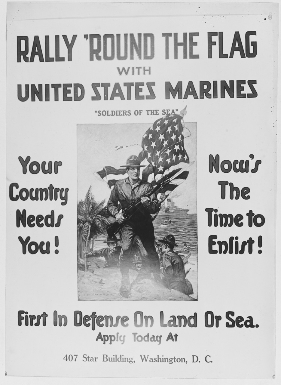 U.S marine corps poster