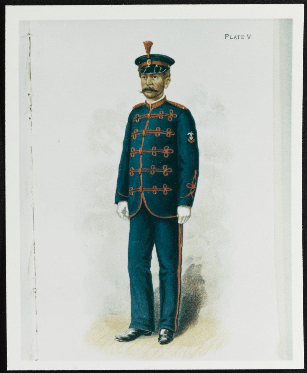 Bandsmen Uniform of all ratings.  U.S. Naval Uniform Regulations 1886