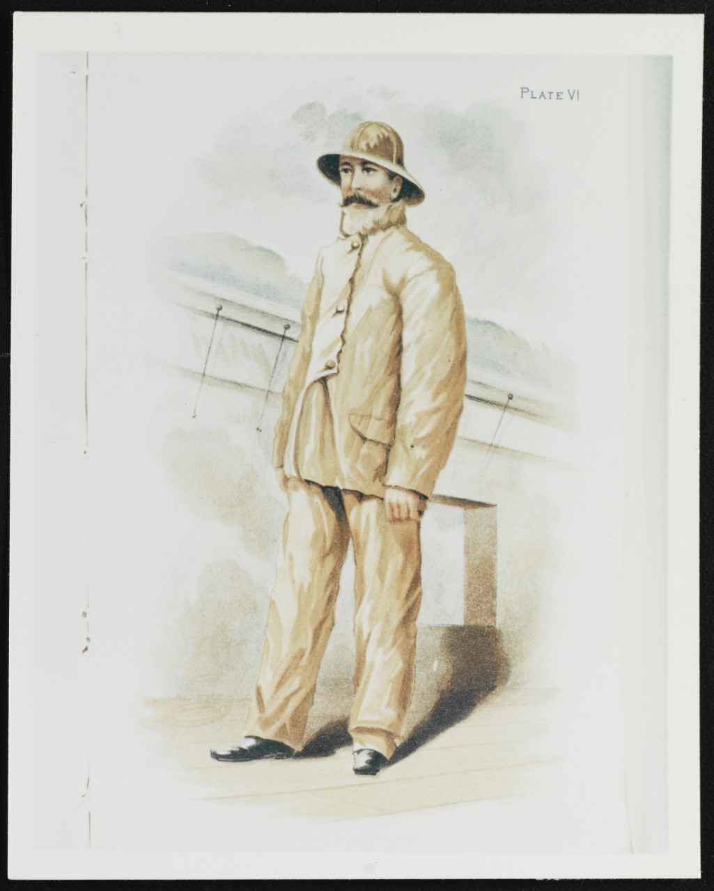 Rain Clothes Uniform. U.S. Naval Uniform Regulations 1886