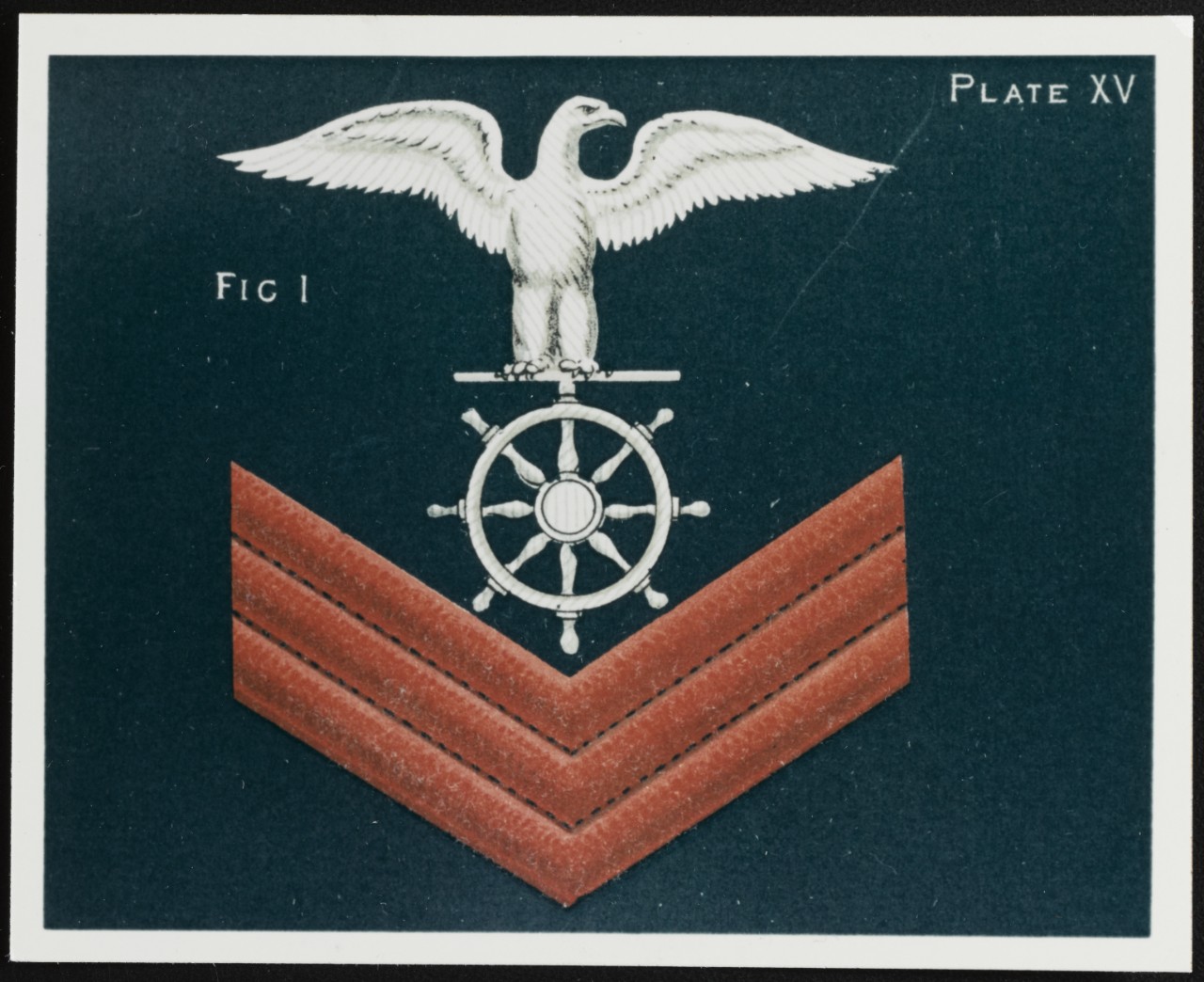 Chevron of Quartermaster Second Class, U.S. Navy Uniform Regulations, 1886
