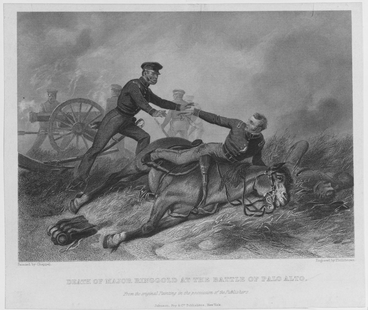 Death of Major Ringgold at the Battle of Palo Alto. May 8, 1846