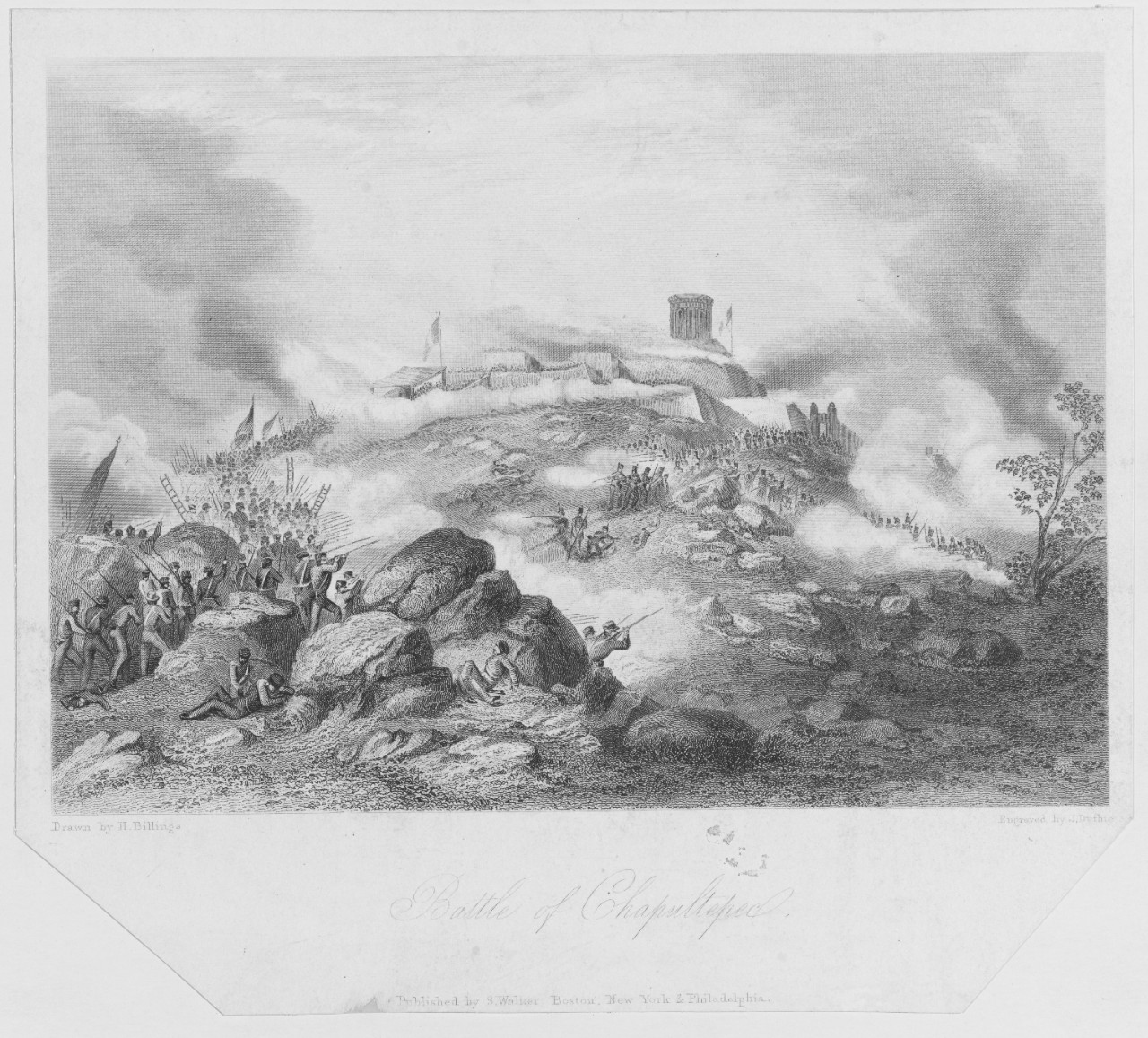Battle of Chapultepec, Mexico, 1847