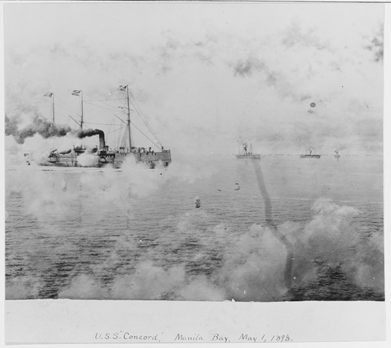 USS PETREL, Manila Bay, May 1, 1898