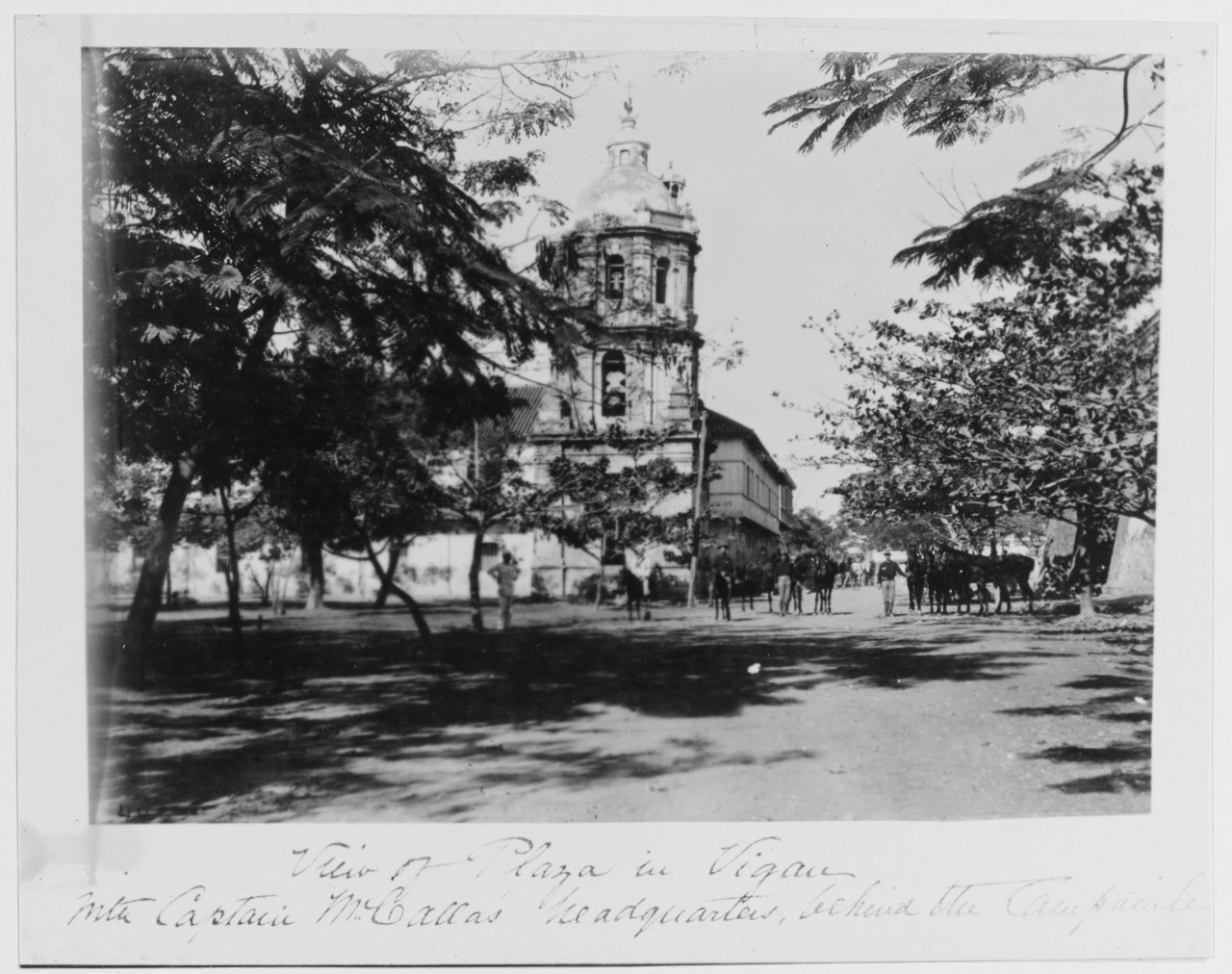 Philippine Insurrection, 1899. Captain McCalla's Headquarters