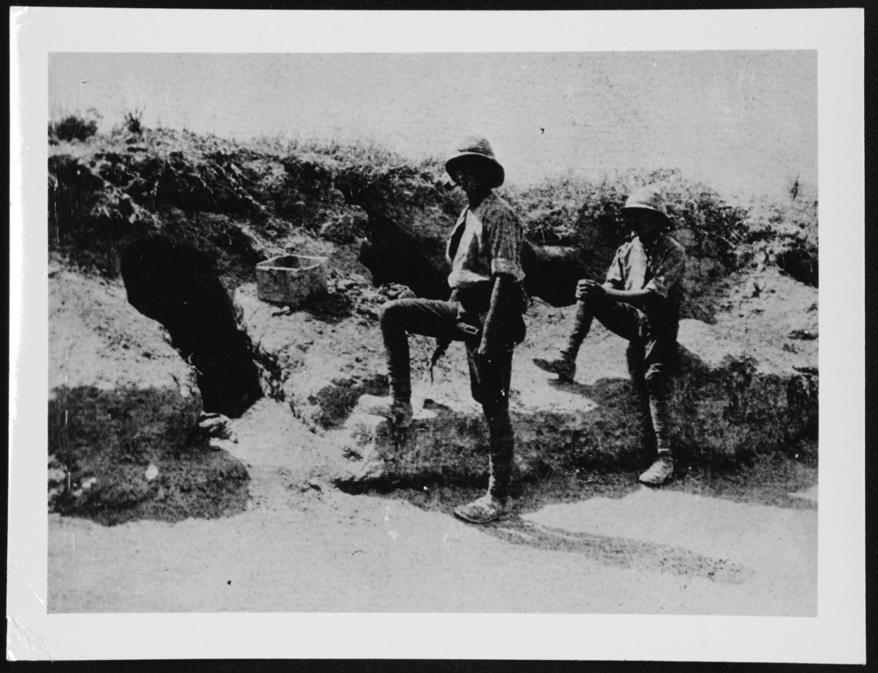 Gallipoli Campaign, Trenches-- the home of Captain R.E.W. Harrison, USN for three months