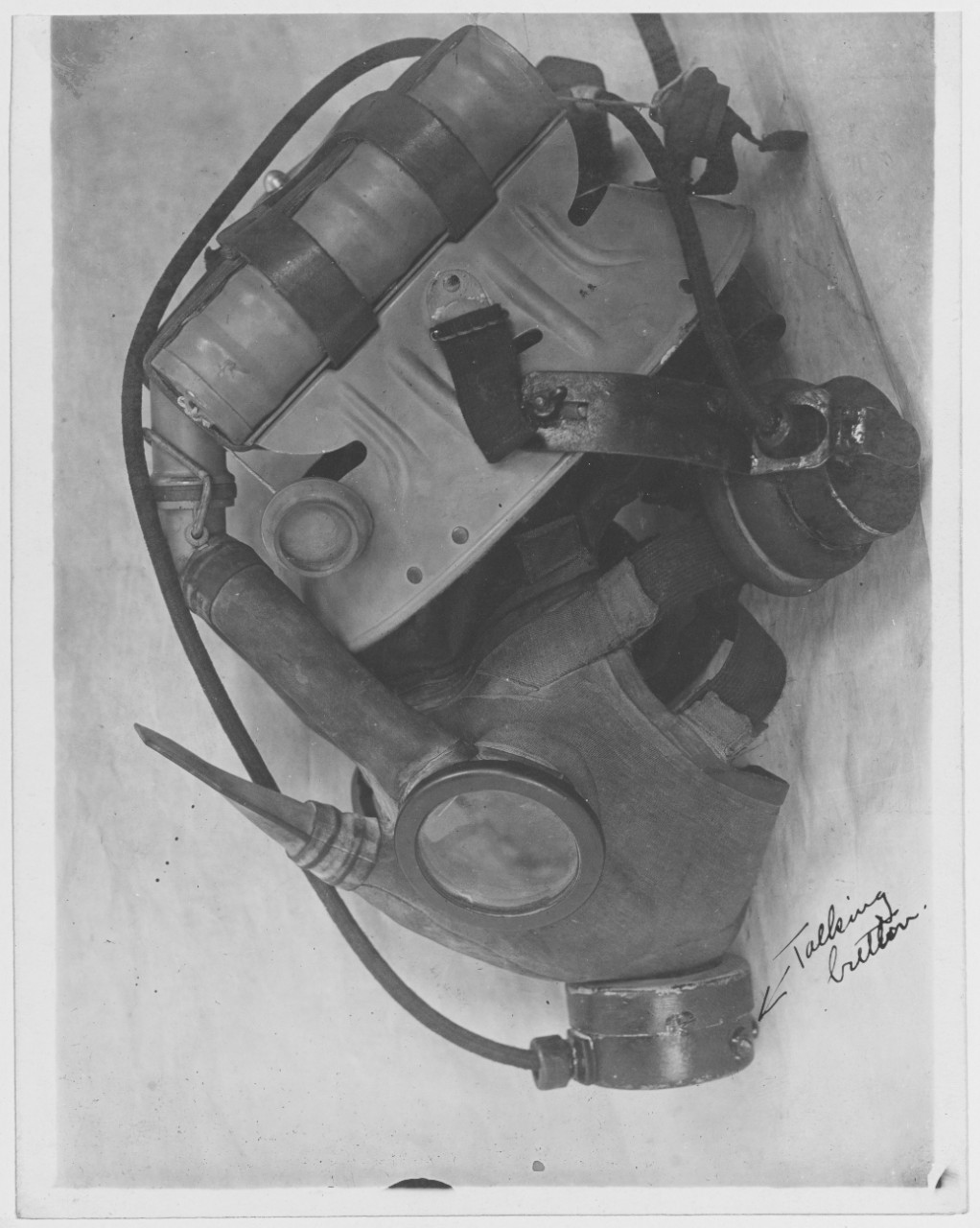U.S. Navy Gas Masks. Mark II with Mississippi attachment