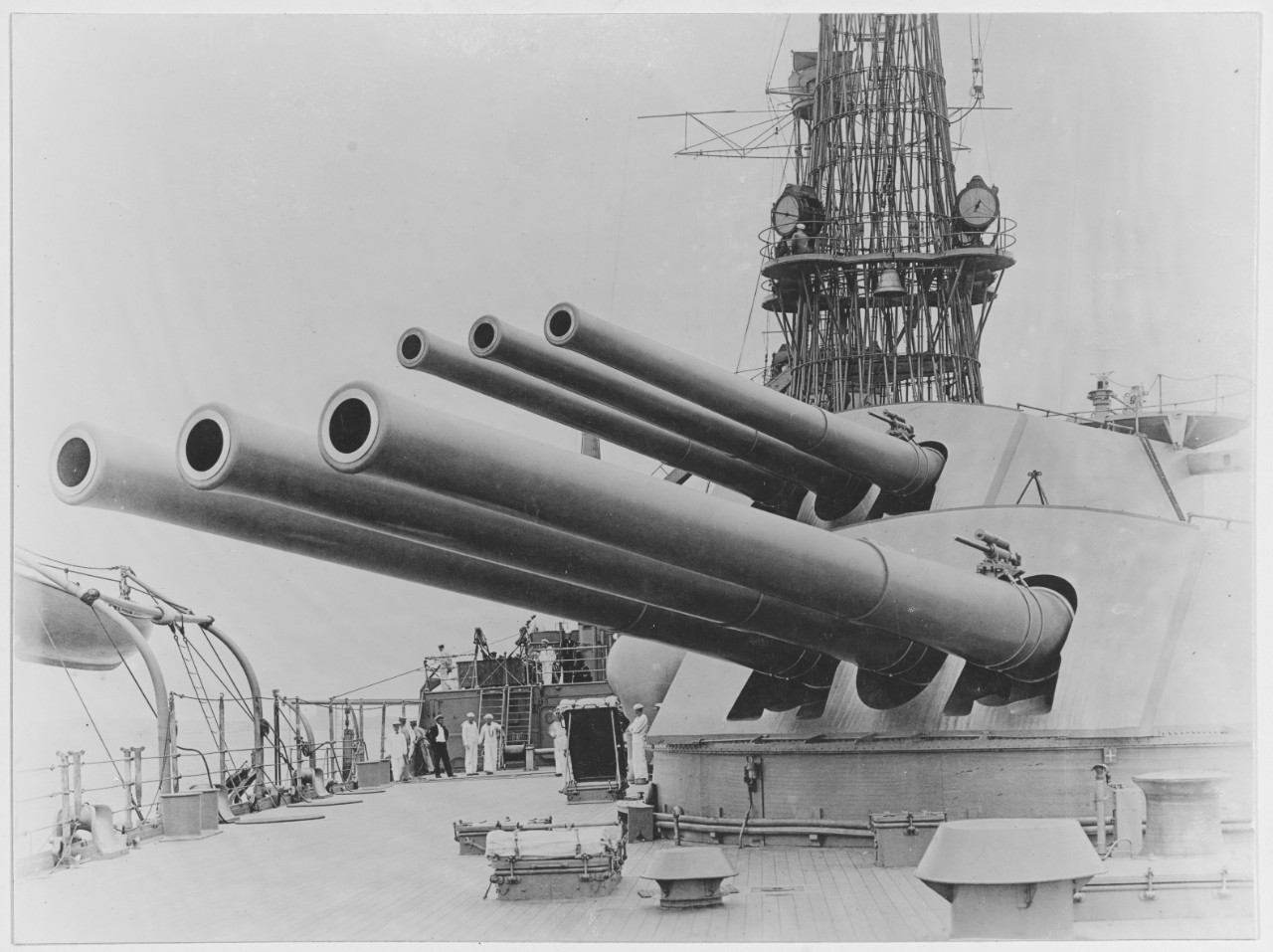 Fighting turret of the battleship USS PENNSYLVANIA