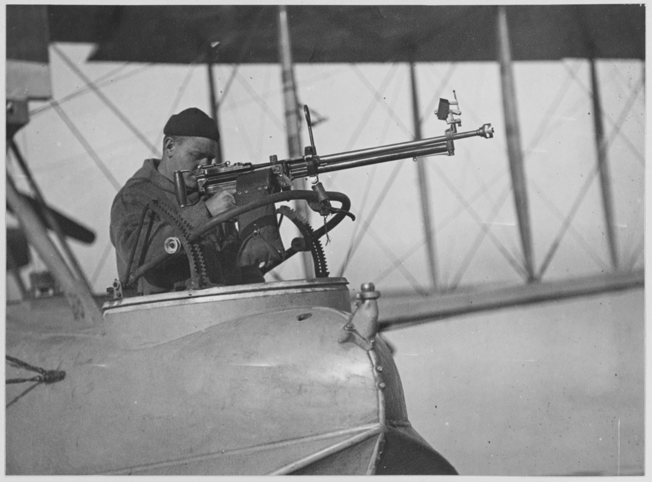 Machine gun assembly. U.S. Naval Air Station, Cape May, New Jersey. February 10, 1919