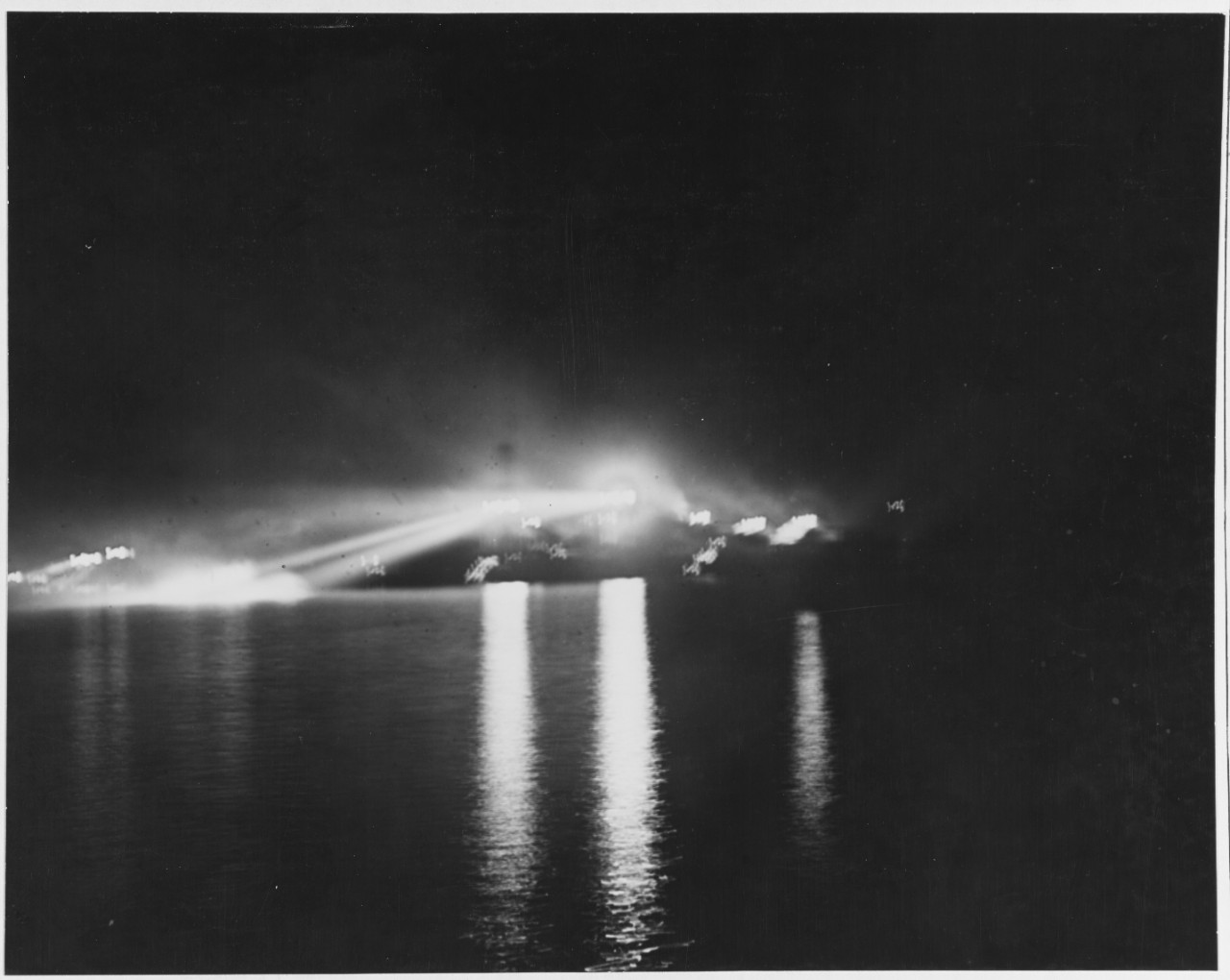 Searchlights probably at Guantanamo Bay, Cuba, 1921