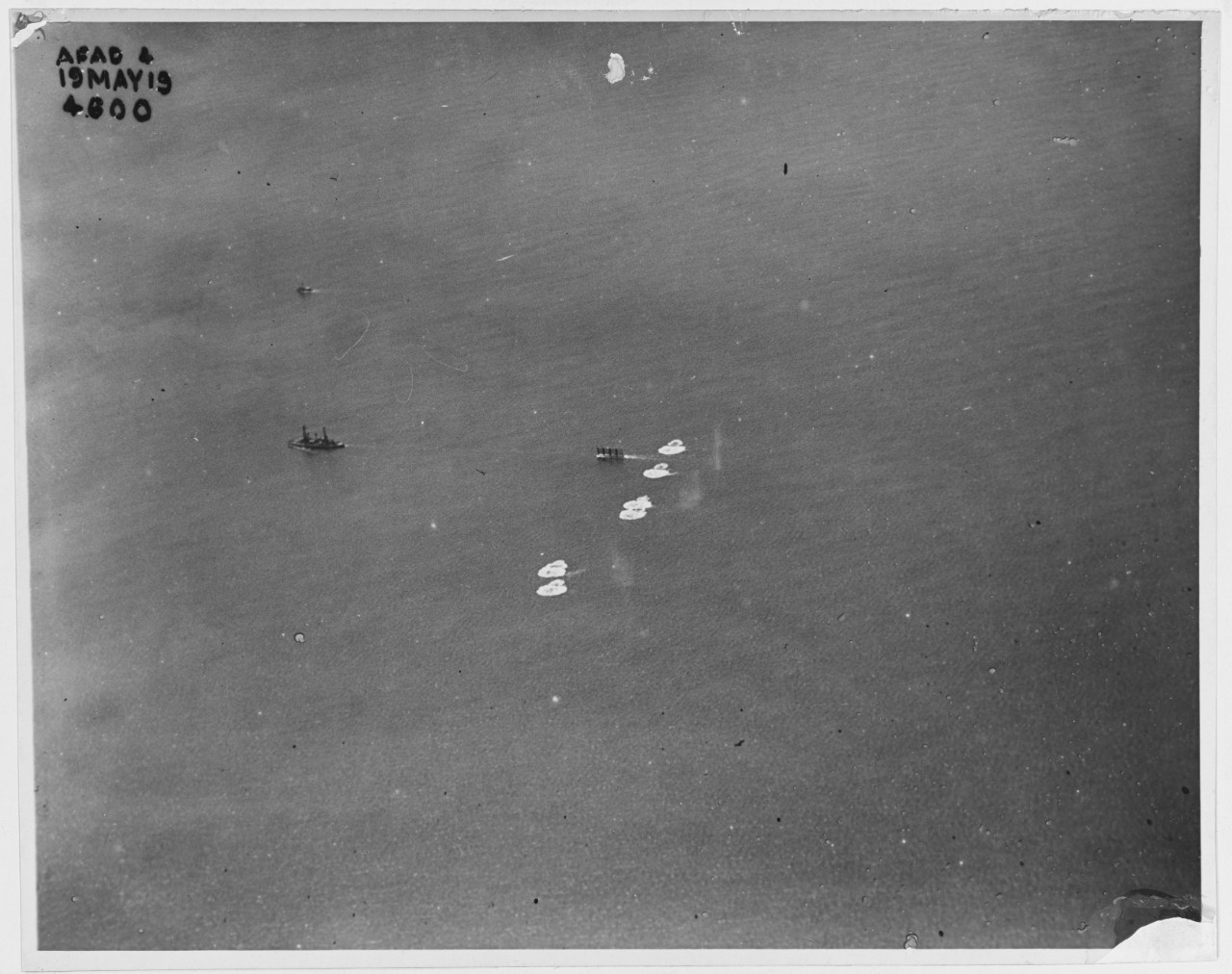 Battleship Force. May 19, 1919. Salvo #13. Long range spotting practice.