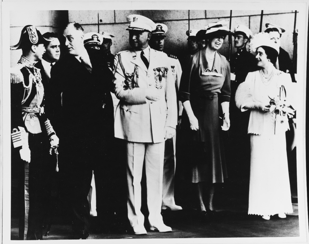 King and Queen of England at Union Station, Washington, DC., June 8, 1939