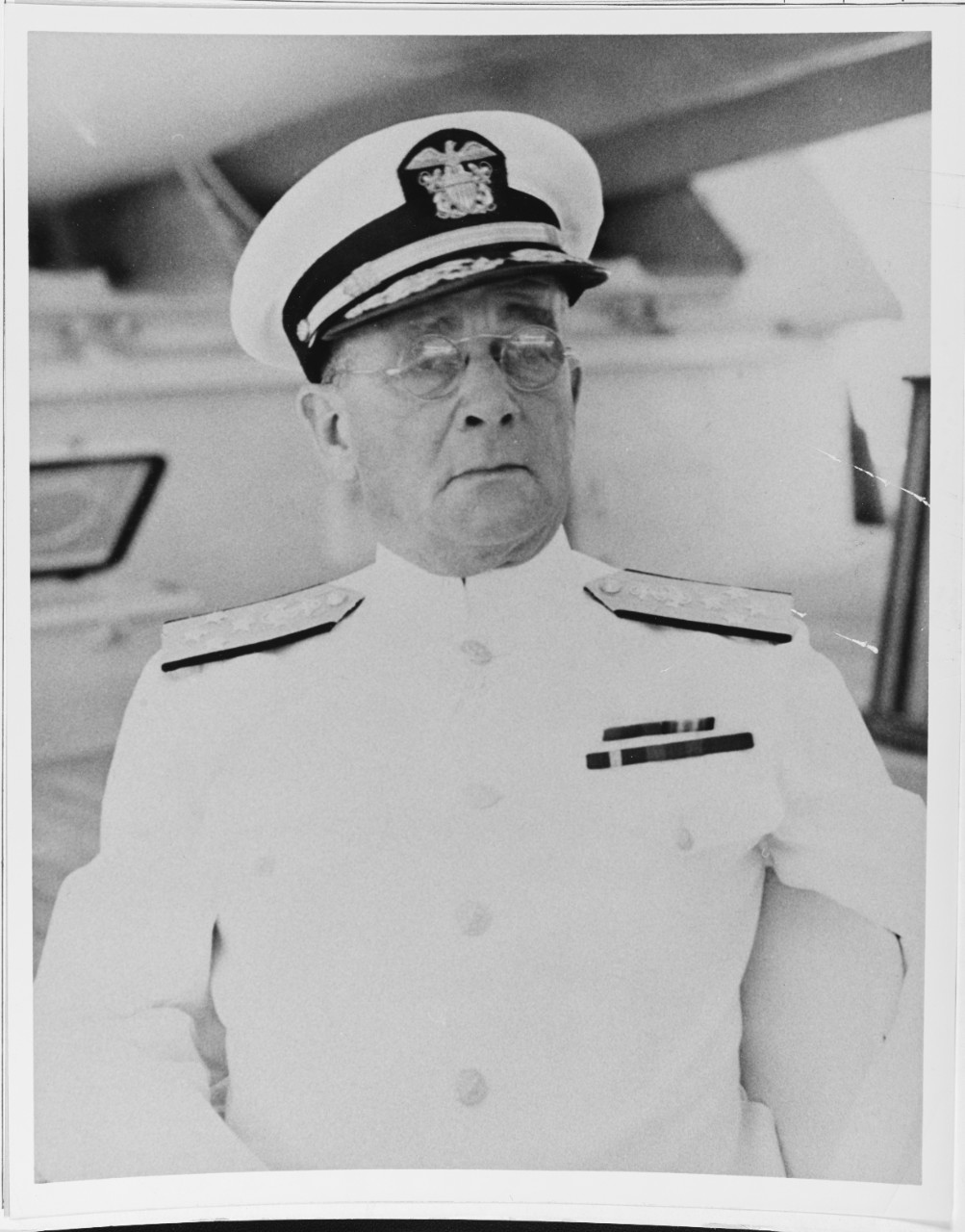 Adm. G. J. Hepburn USN C-in-C US Fleet, Pearl Harbor, July 1936.