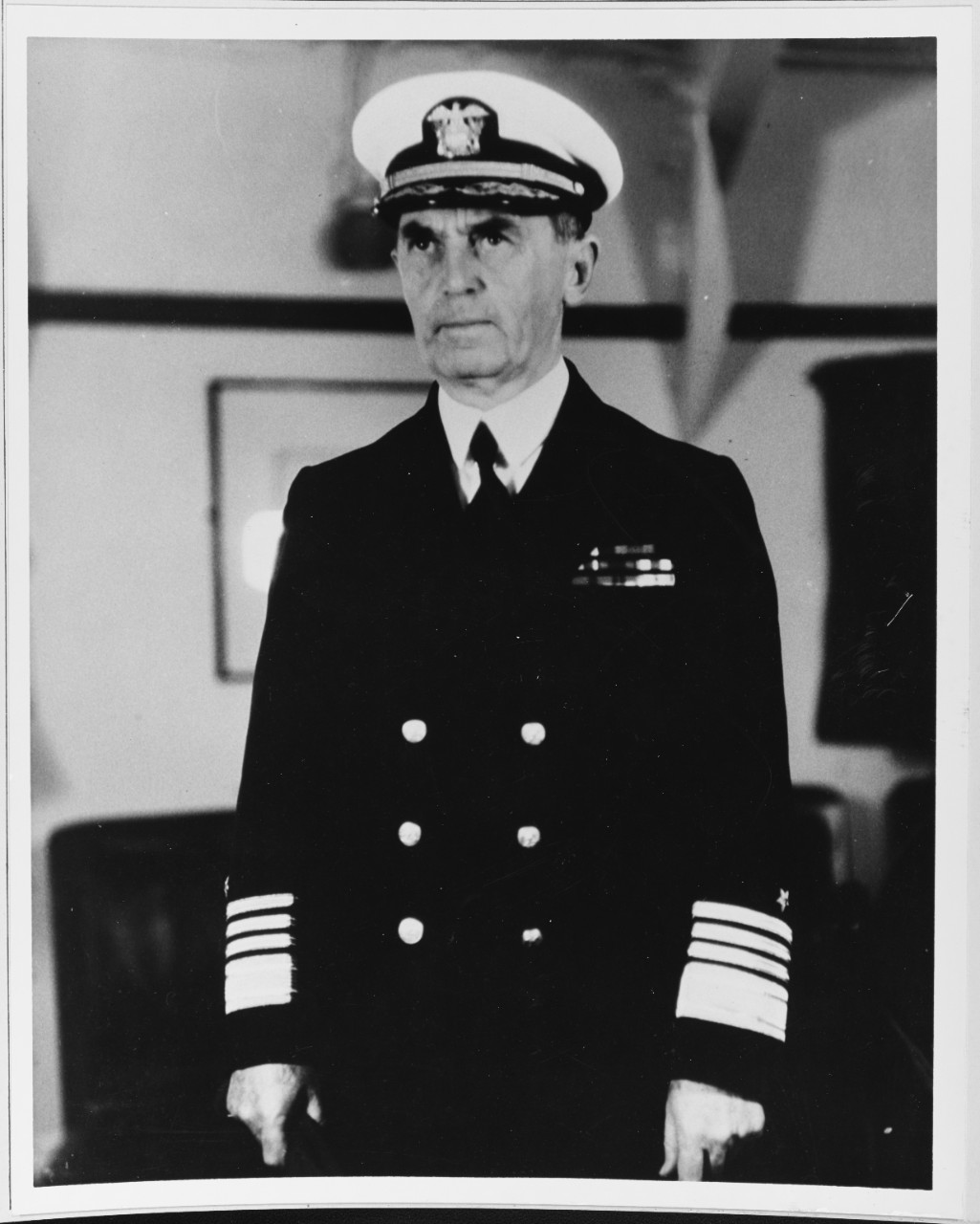 ADM Leahy USN Commander Battle Forces U.S. Fleet. Flagship  USS CALIFORNIA 1936.