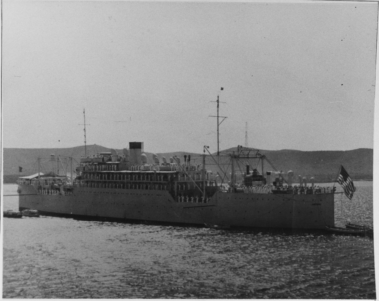 USS ARGONNE (AS-10) Flagship of Commander Base Force,  20 Feb. 1939