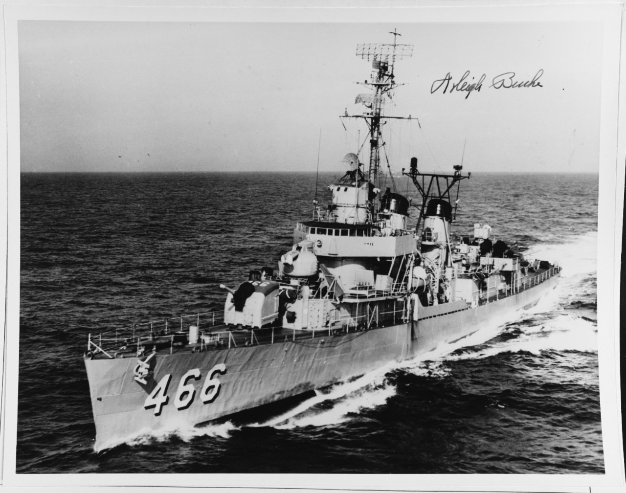 USS WALLER (DDE-466) Admiral A. Burke