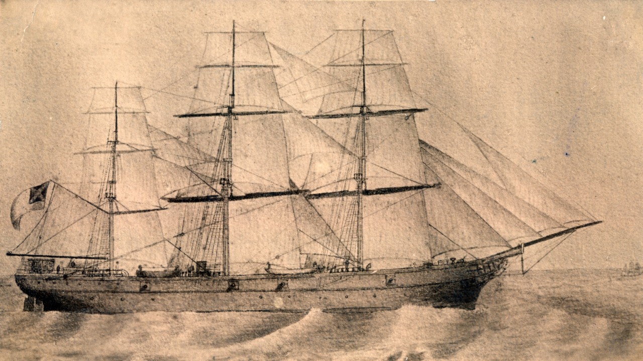 NH 42280 CSS Shenandoah (1864-1865) 
