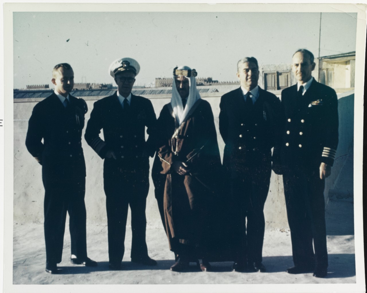 Middle East, possibly in Saudi Arabia, circa 1949-1950. 