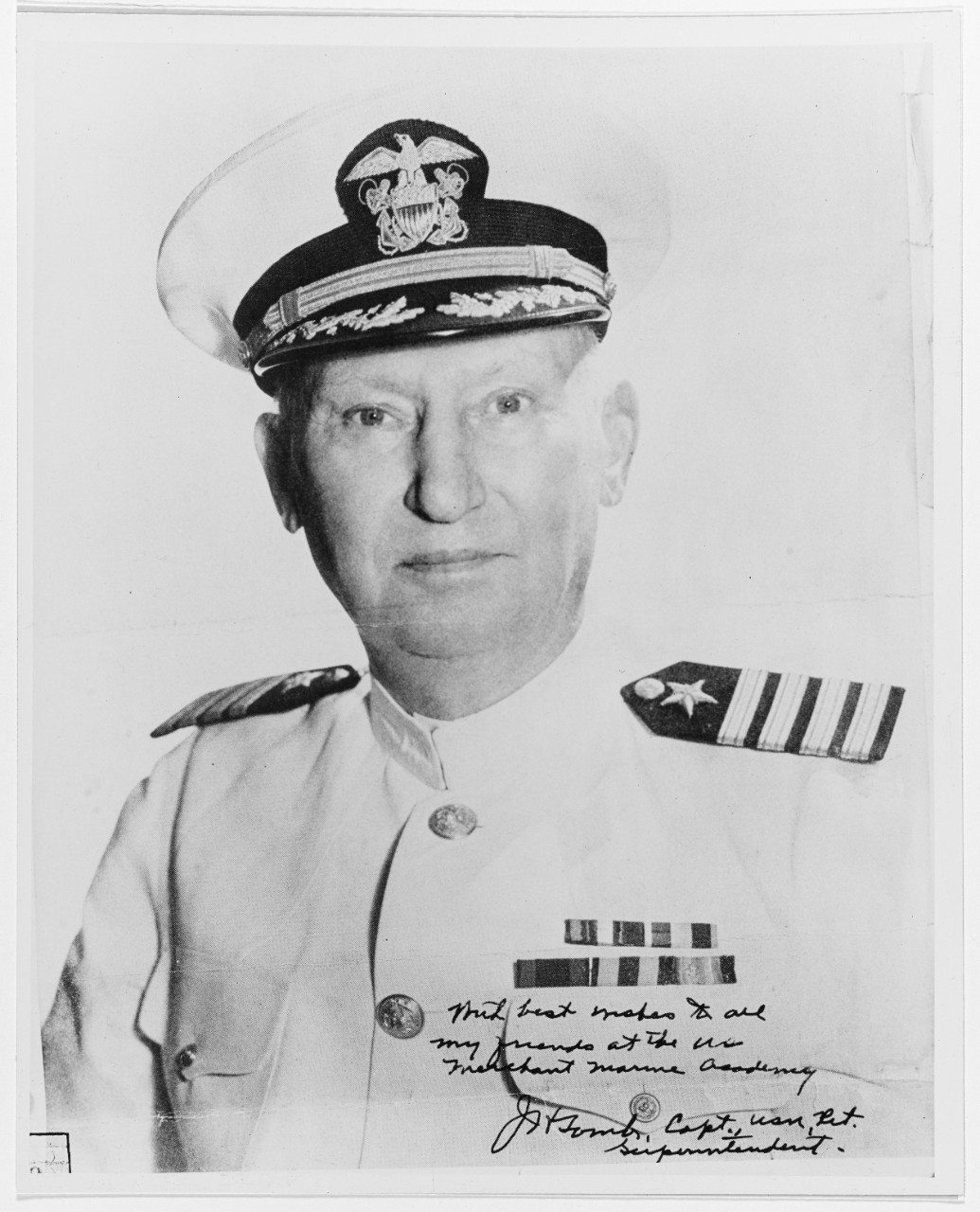 Captain James H. Tomb, USN ret.