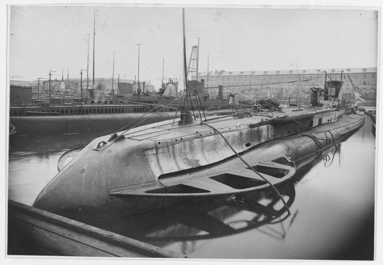 French Submarines at Cherbourg
