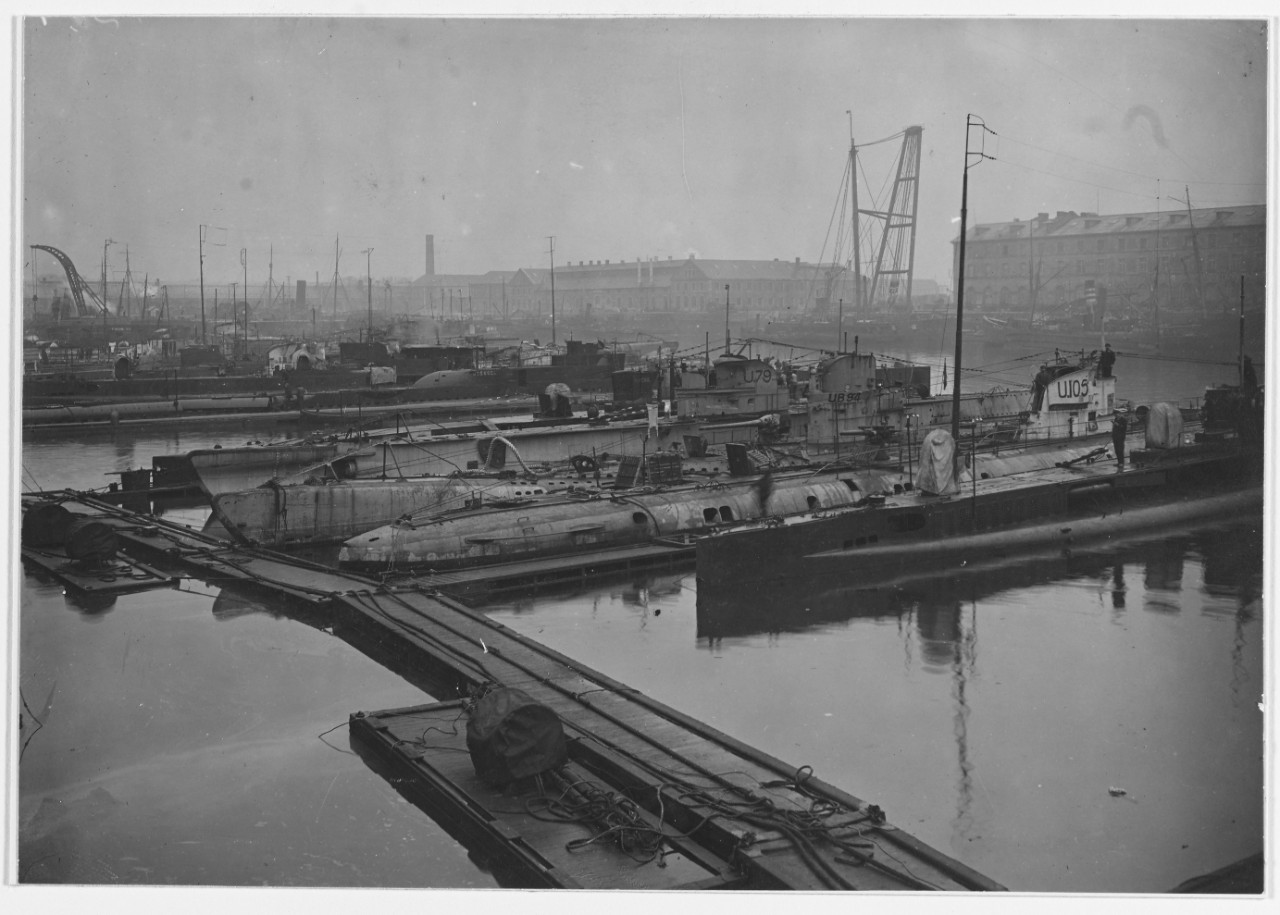 French Submarines at Cherbourg