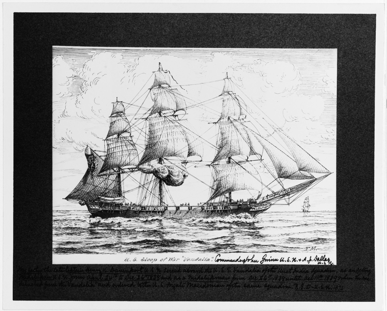 USS VANDALIA (1825-1870)