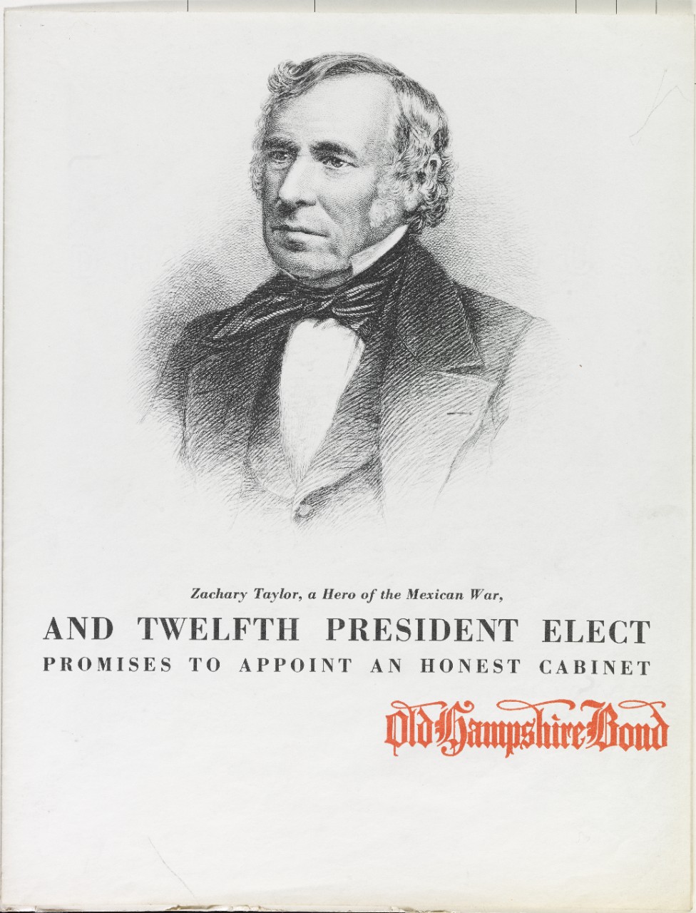 President-Elect Zachary Taylor, U.S. Army