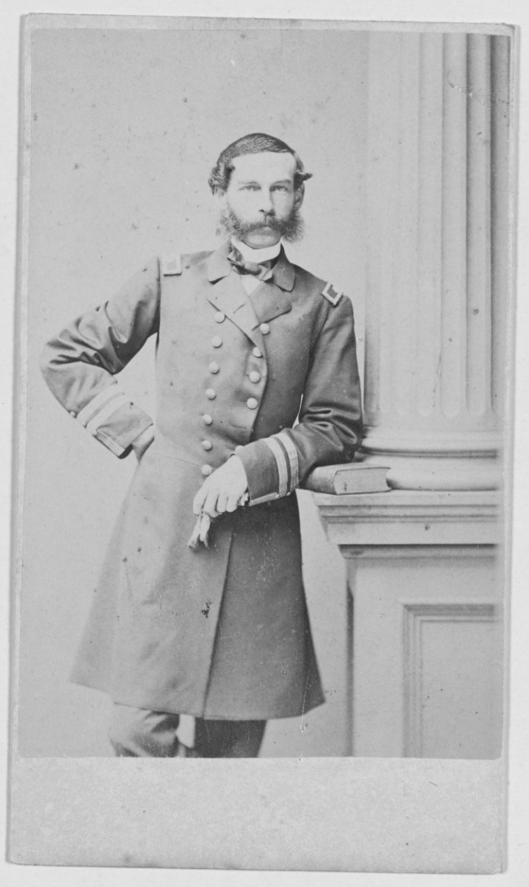 Portrait photograph of D. Stuart, USN