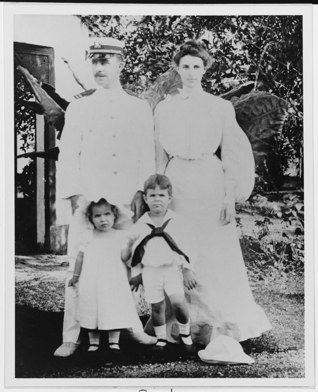 Lieutenant Raymond Stone and family