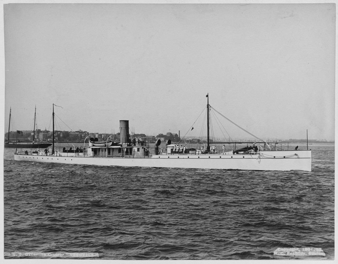 USS VESUVIUS Dynamite Cruiser, 1888-1922