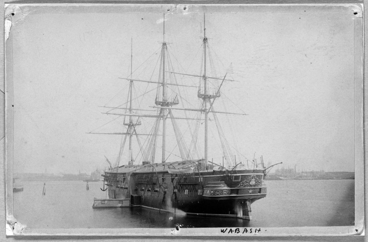 Photo #: NH 44514  USS Wabash (1856-1912)