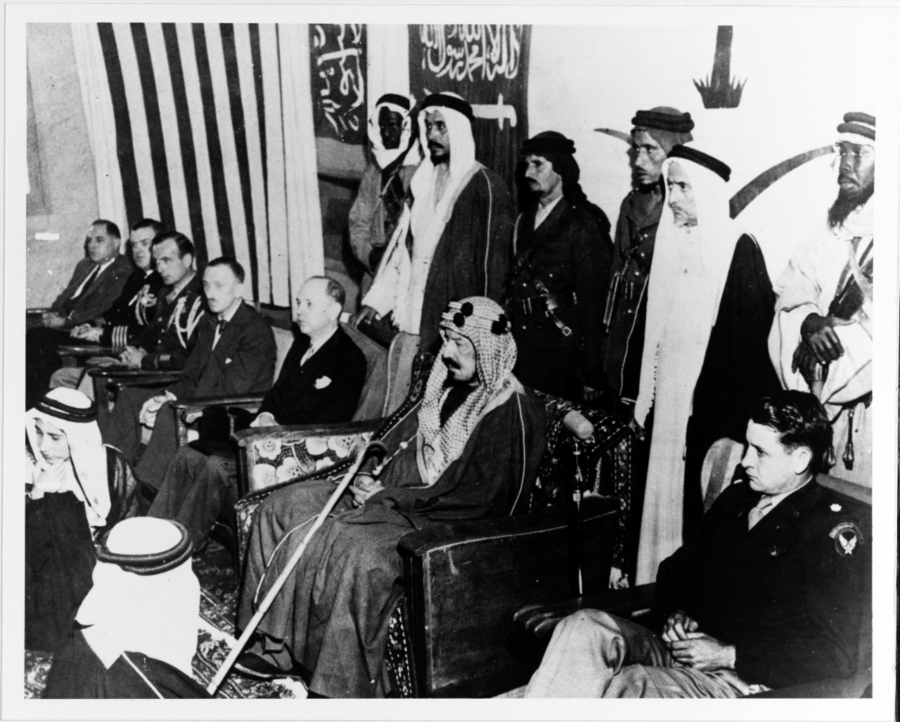 King Ibn Saud of Saudi Arabia
