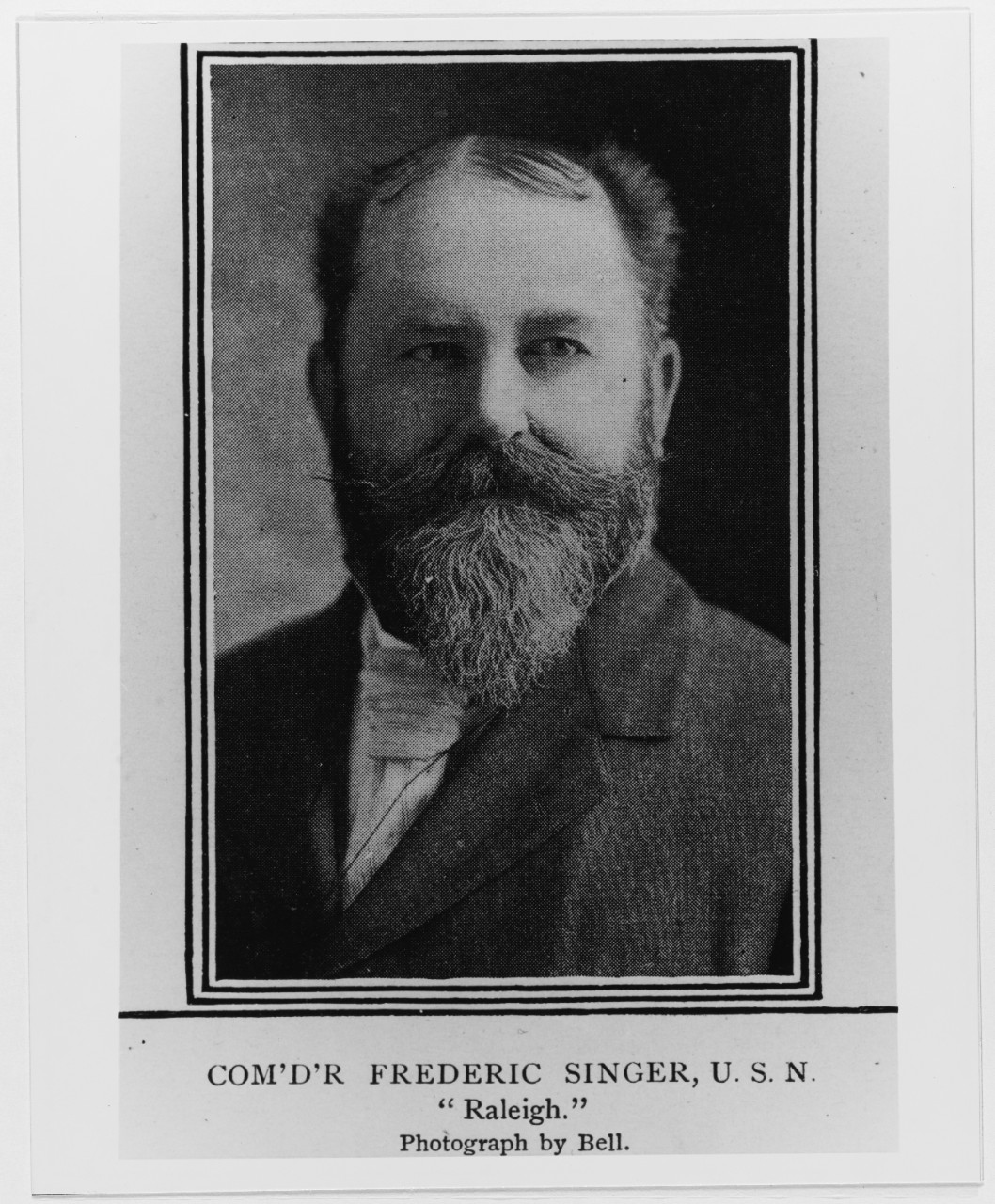 Commander Frederic Singer, USN
