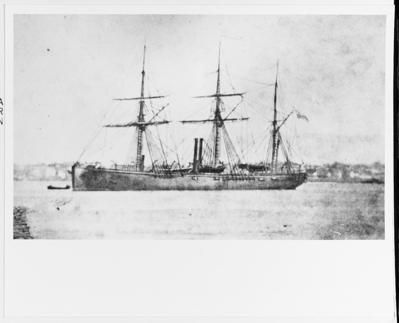 Photo #: NH 45057  USS Ticonderoga (1863-1887)