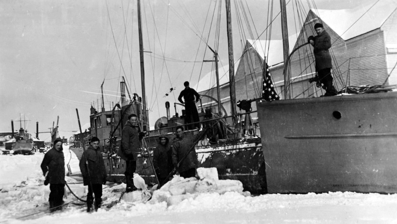 SP-Boats in the winter of 1917