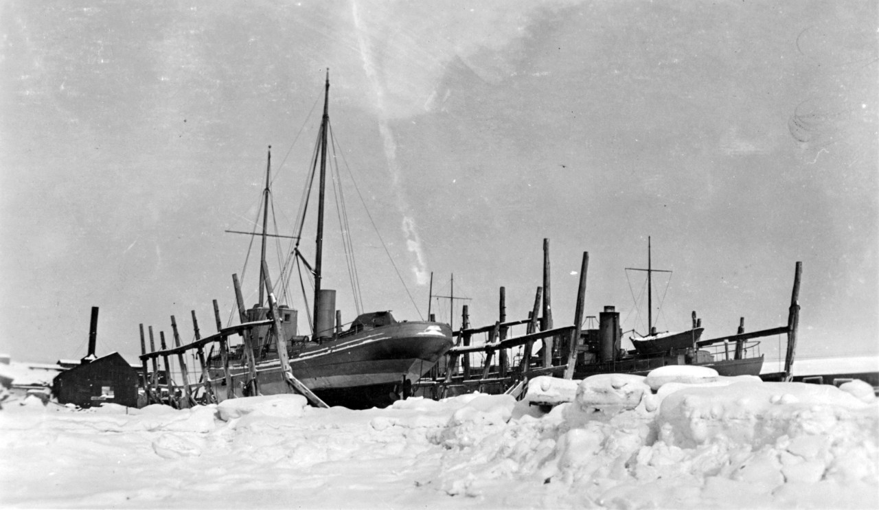 SP-Boats in the winter of 1917