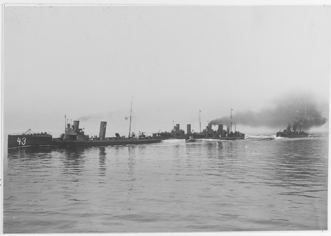German S-138 Class Destroyers at sea before World War I