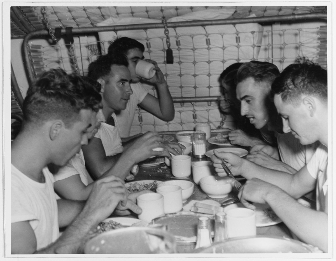 Seven Patten brothers aboard USS NEVADA (BB-36)