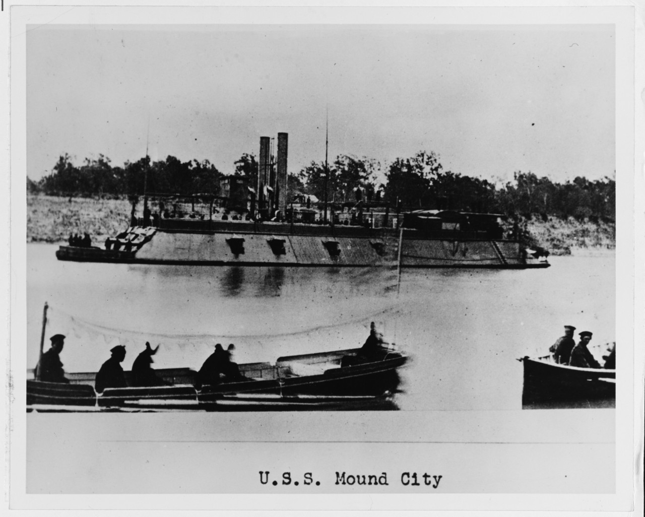 Photo #: NH 45791  USS Mound City (1862-1865)