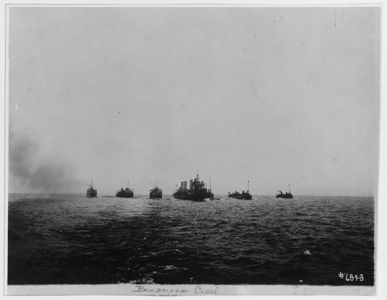 Photo #: NH 45794  Destroyer manuevers with Torpedo Boats, circa 1903