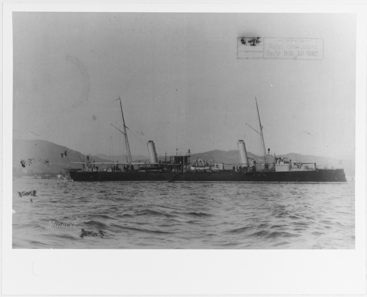 MINERVA (Italian Torpedo Gunboat, 1892-1921)