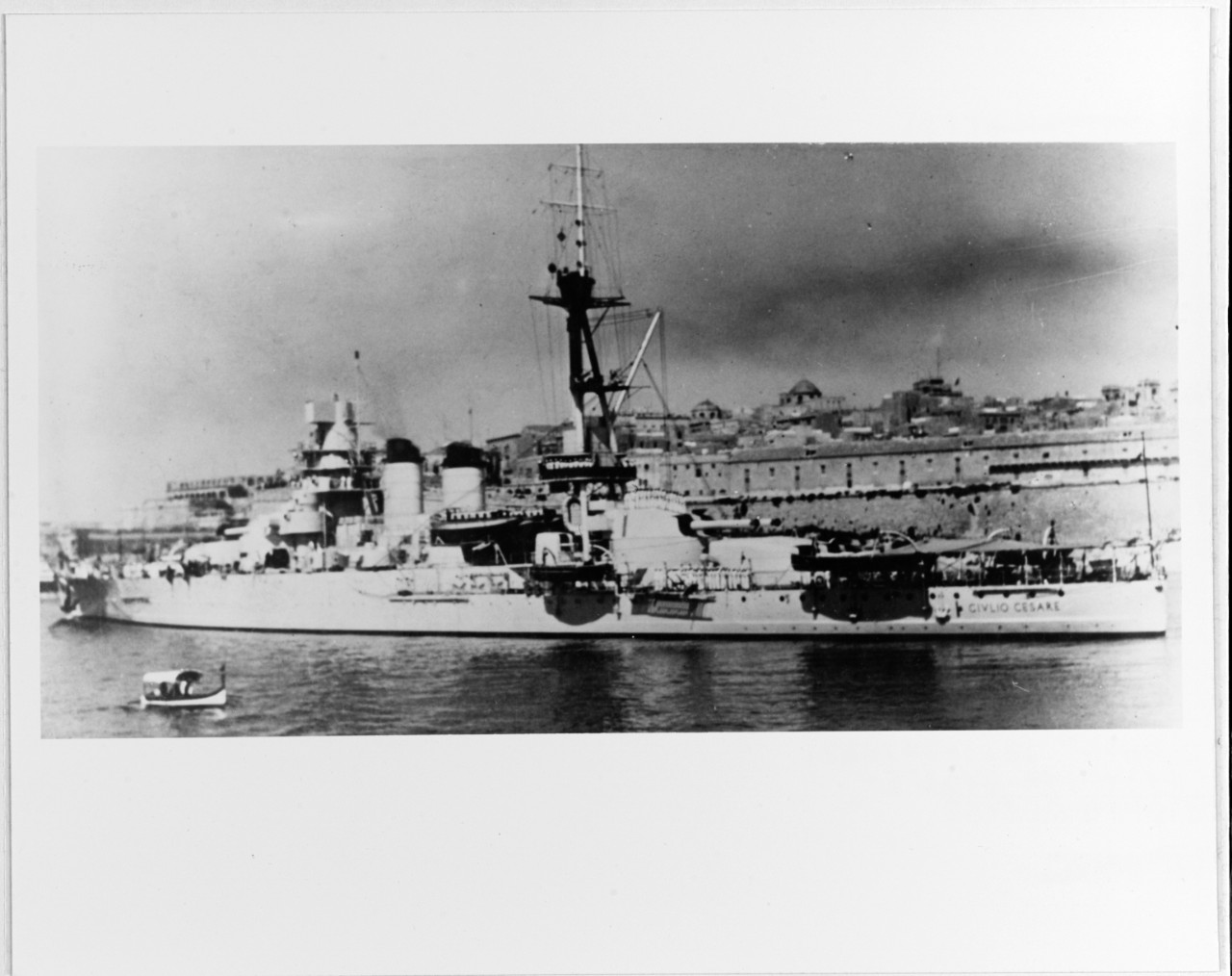 GIULIO CESARE (Italian Battleship, 1911-circa 1955)