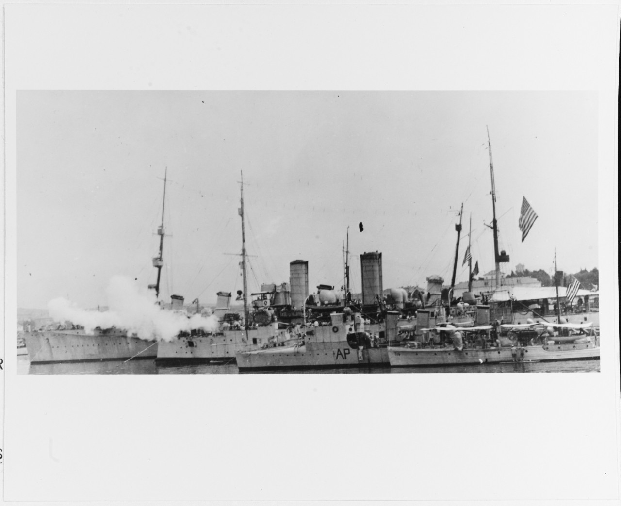 Italian Warships at Spalato, July 4th 1919