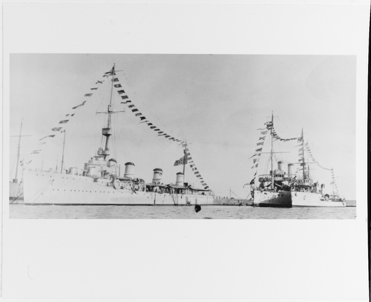 Italian Warships honoring U.S. Independence Day, 1919