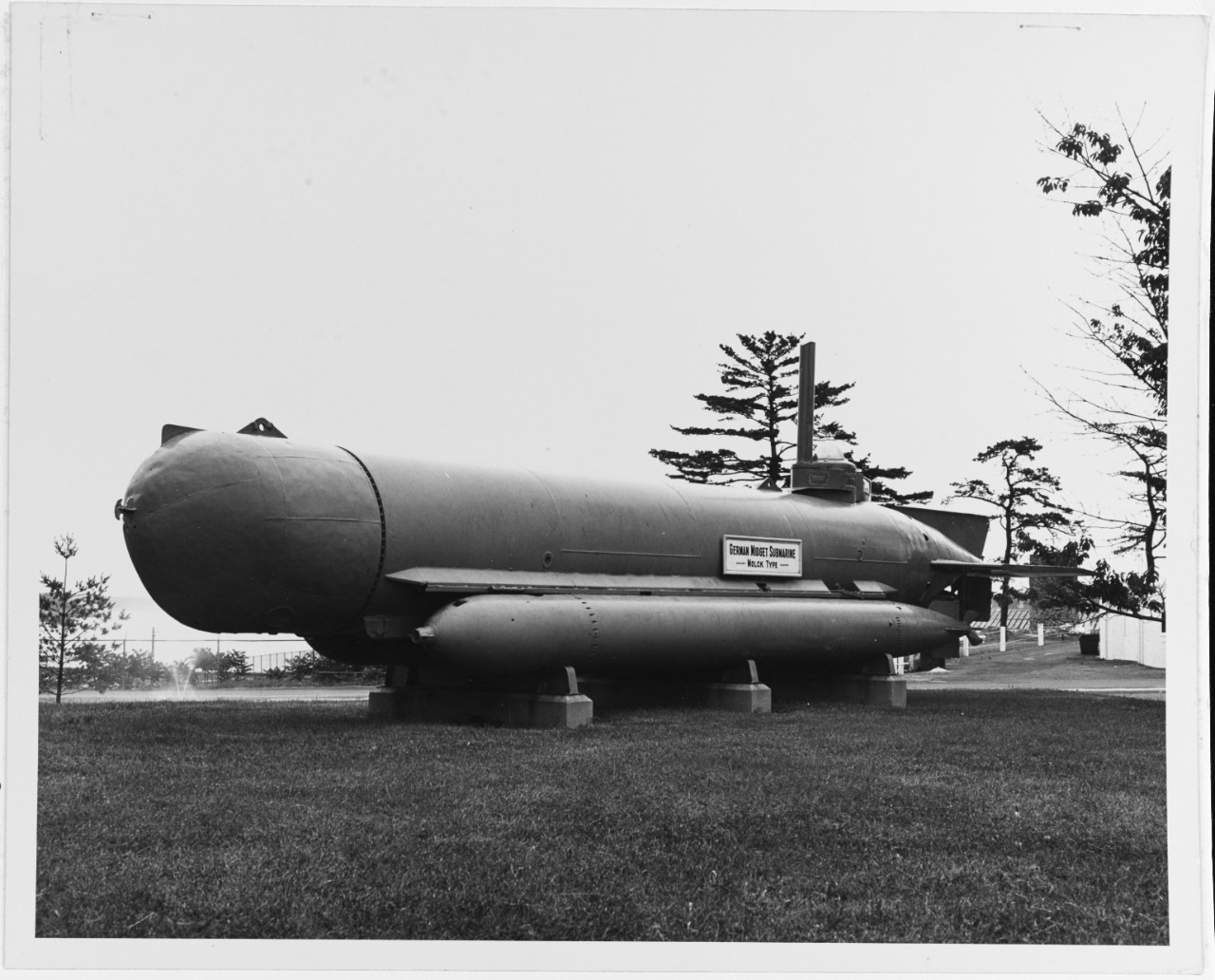 German "Molch" type midget submarine