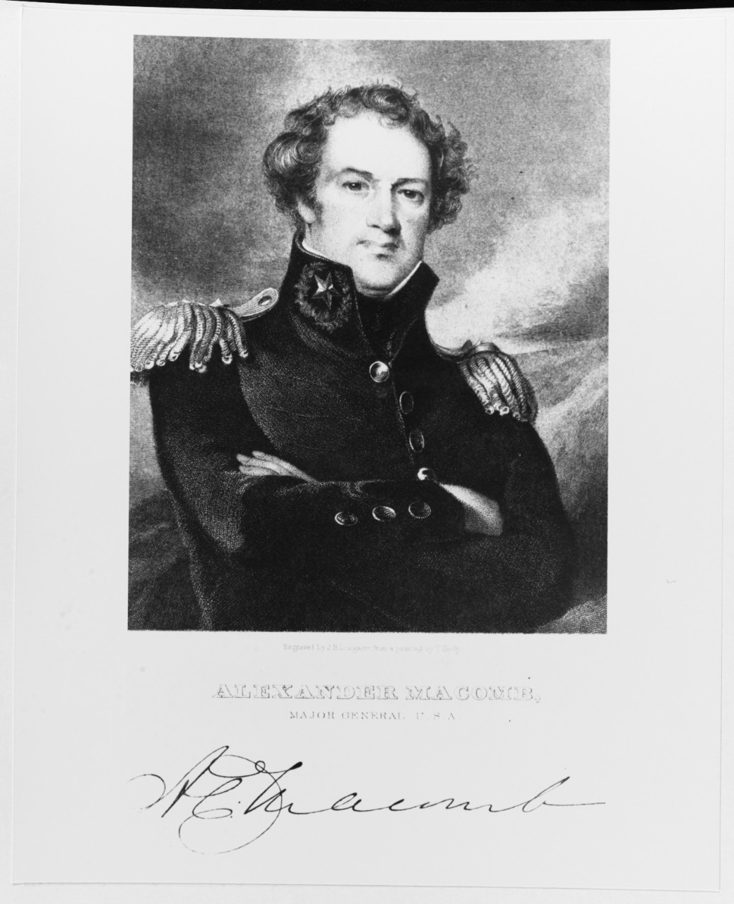 Major General Alexander Macomb, U.S. Army